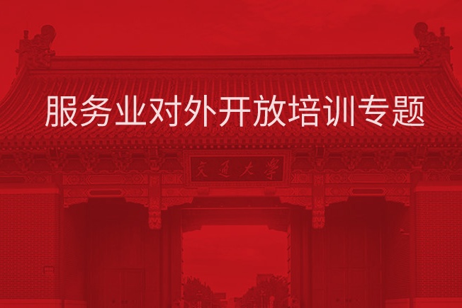 南京大学服务业对外开放培训专题